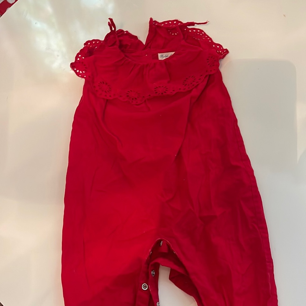 Red jumpsuit